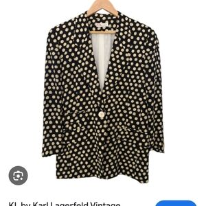 SAKS FIFTH AVE Silk Vintage Blazer SIZE 16